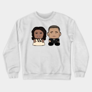 Mr. & Mrs. Obamabot POLITICO'BOT Toy Robot (Thumbs Up) Crewneck Sweatshirt